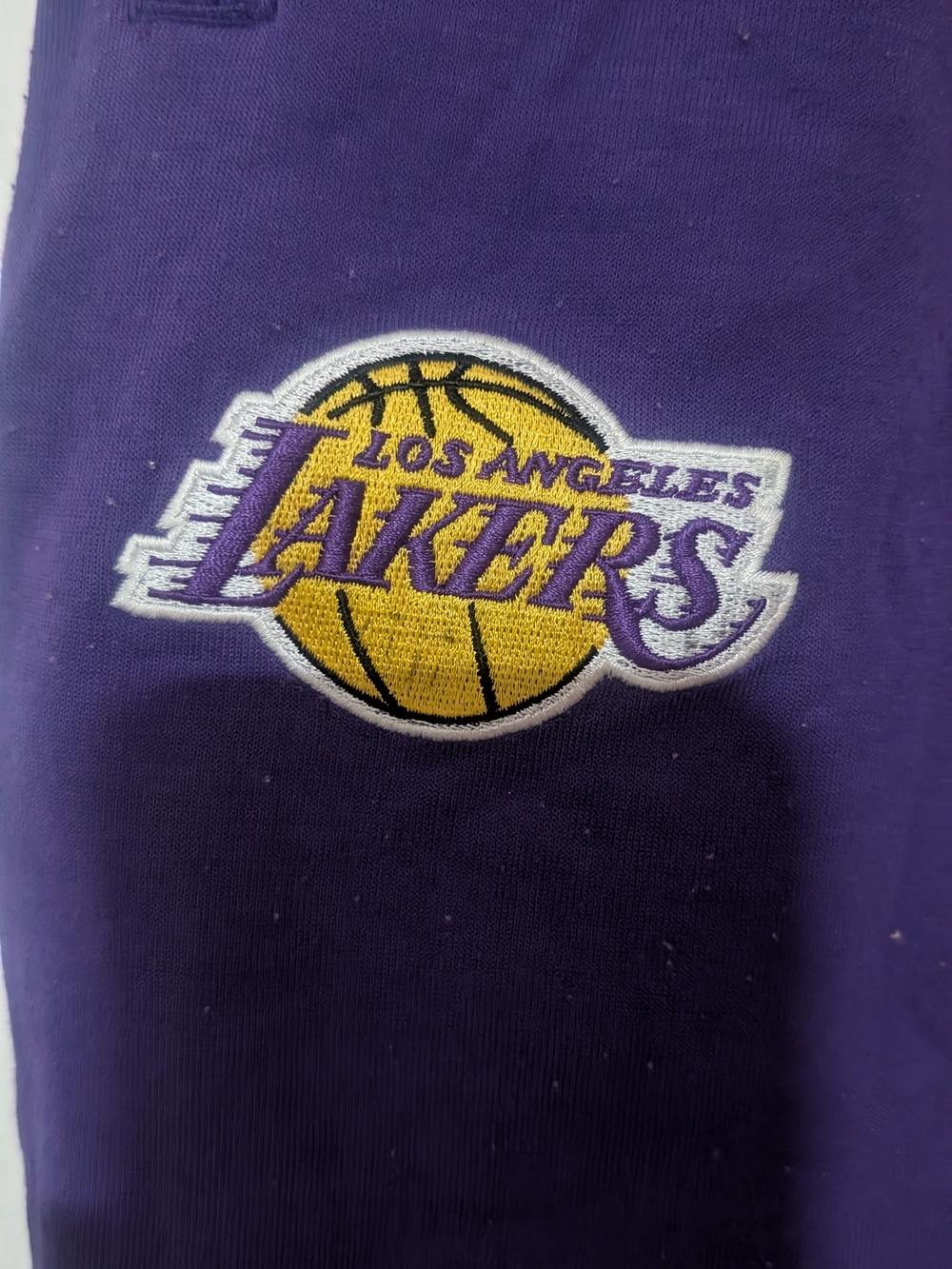 Nike Purple Los Angeles Lakers Sweatpants - Yellow & White Logo